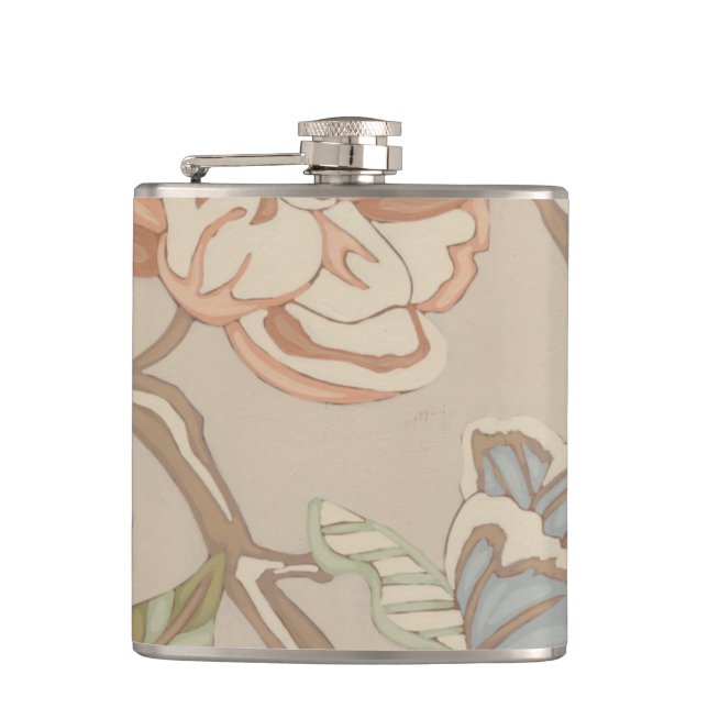 Flasques Conception florale de chintz d'organza de (Devant)