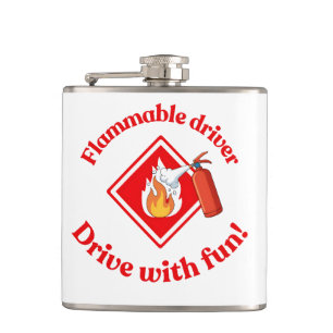 Flasques Conducteur Inflammable Cadeau pour Camionneur Dr