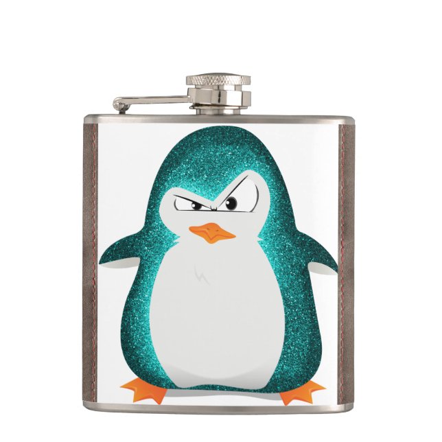 Flasques Copie turquoise de photo de parties scintillantes (Devant)