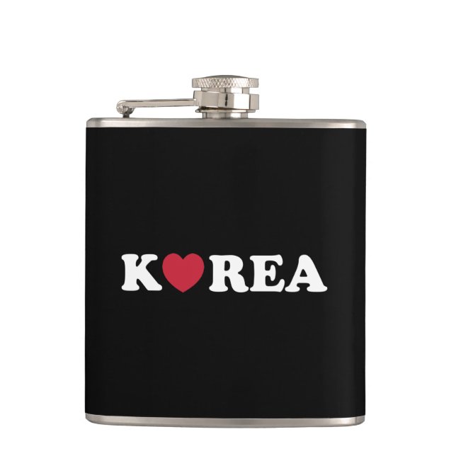 Flasques Corée Love Heart Flask (Devant)