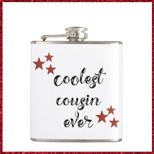 Flasques Cousin noir et rouge le plus froid jamais