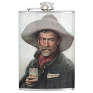 Flasques Cowboy espagnol Ranchero dans le Vieux-Ouest Saloo