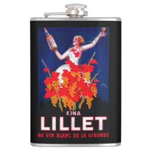 Flasques Cru PosterEurope de Lillet de kinas