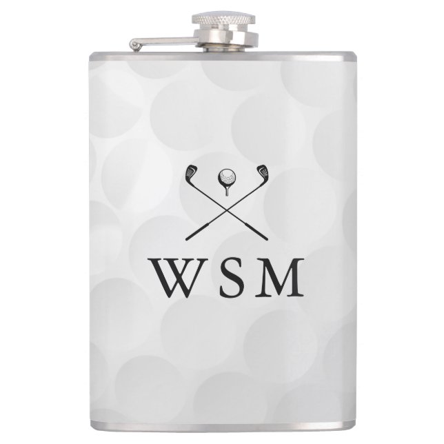 Flasques Custom Monogram Golf Ball (Devant)