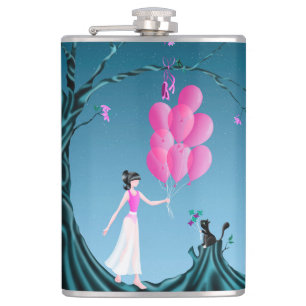 Flasques Cute Ballerina Heist Hip Flask