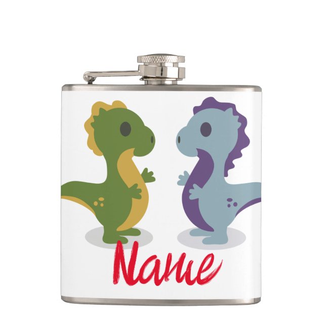 Flasques Cute Dinosaur Paire Thunder_Cove (Devant)