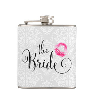 Flasques Damask Bride Kiss