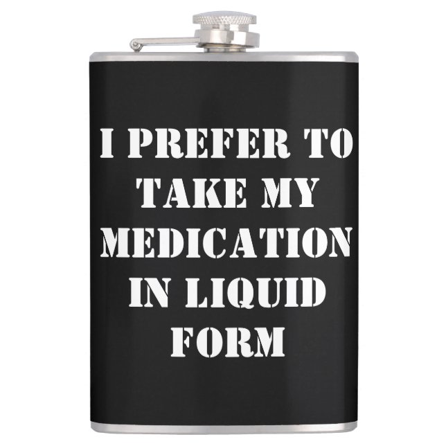 Flasques Dark Humor Flask by Skullnskin / J. H. Thornton (Devant)