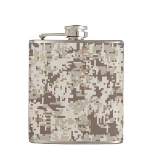 Flasques Décor de camouflage de Digitals de style de dése