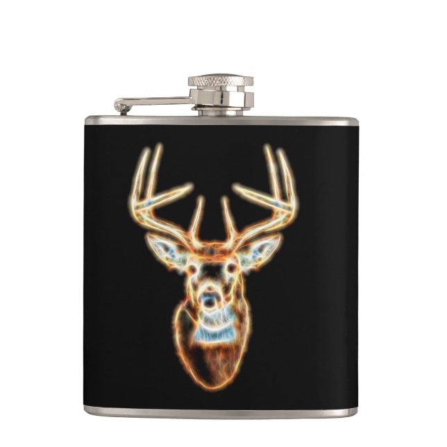 Flasques Design de Deer Head Energy Spirit (Devant)