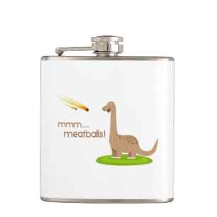 Flasques Dinosaur Meteor Boules de viande