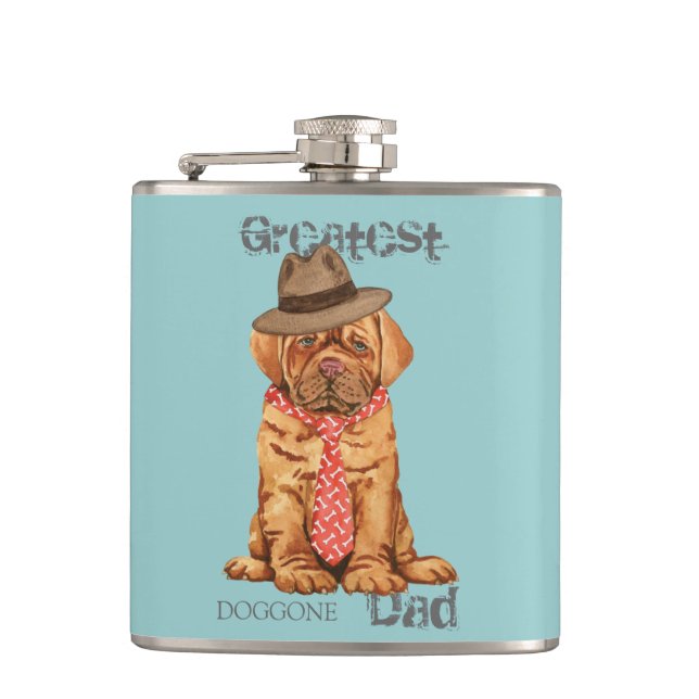 Flasques Dogue de Bordeaux Papa (Devant)