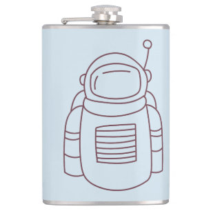Flasques Doodle Spacesuit