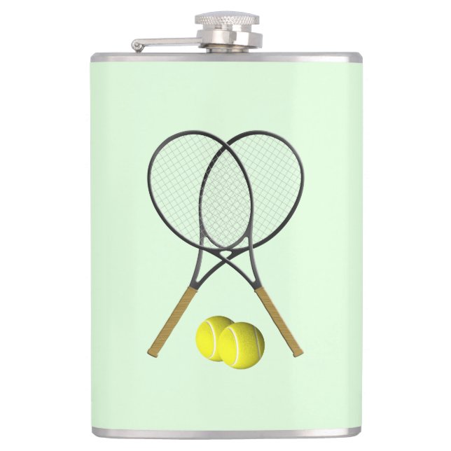 Flasques Doubles de tennis Green (Devant)
