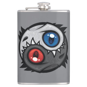 Flasques Dragon Yin Yang du Bien et du Mal