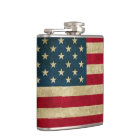 Drapeau américain grunge affligé