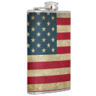 Drapeau américain grunge affligé