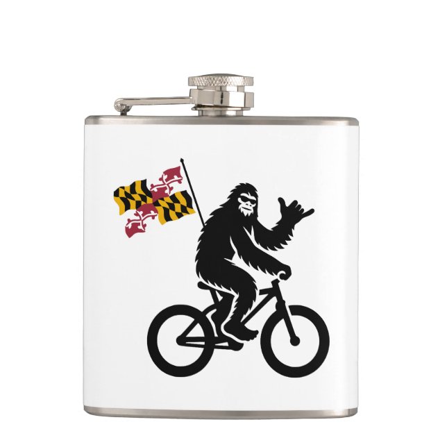 Flasques Drapeau Bigfoot Cycling Maryland (Devant)