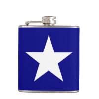 Drapeau bleu Bonnie avec flamme blanche Lone