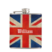Drapeau BRITANNIQUE Union Jack - nom fait sur