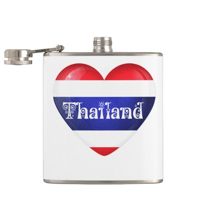 Flasques Drapeau cardiaque en Thaïlande (Ouvert)