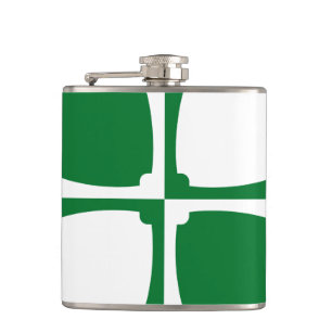 Flasques Drapeau de Kirkcudbrightshire Hip Flask
