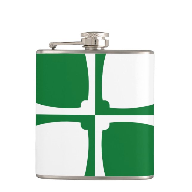 Flasques Drapeau de Kirkcudbrightshire Hip Flask (Devant)