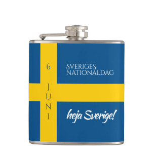 Flasques Drapeau de la fête nationale suédoise Sveriges