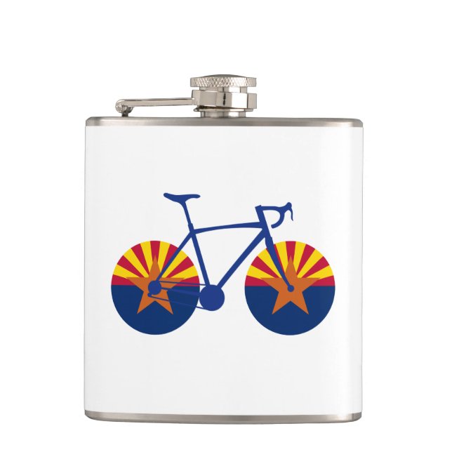 Flasques Drapeau de l'Arizona à vélo (Devant)