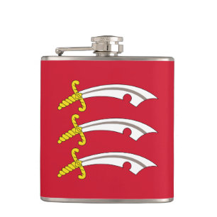 Flasques Drapeau de l'Essex Flask