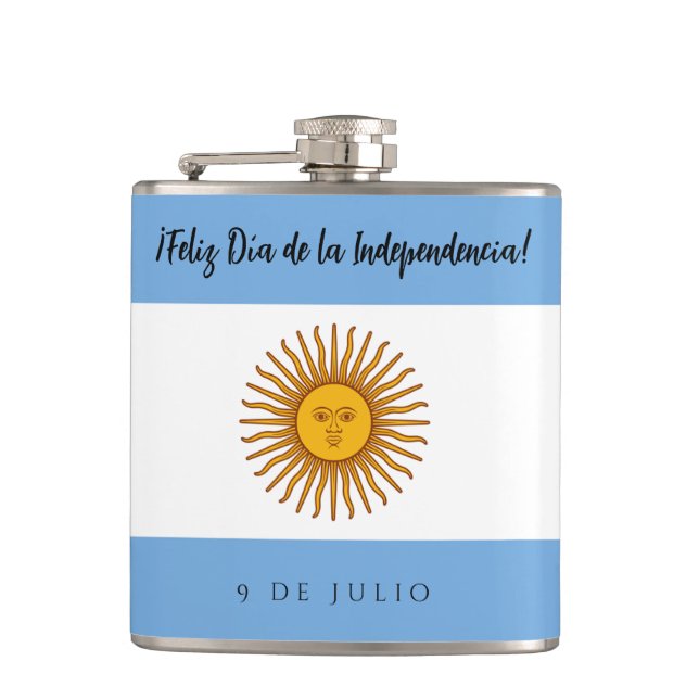 Flasques Drapeau de l'indépendance de l'Argentine (Devant)