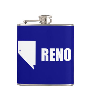 Flasques Drapeau de Reno, Nevada Hip Flask