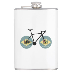Flasques Drapeau Delaware Cycling