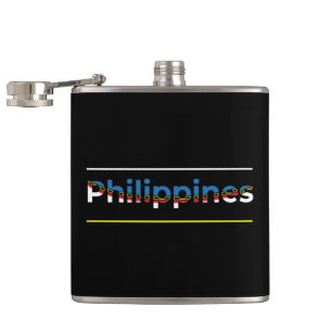 Flasques Drapeau des Philippines - Lettres Patriotique Cuto