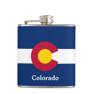Flasques Drapeau d'état du Colorado