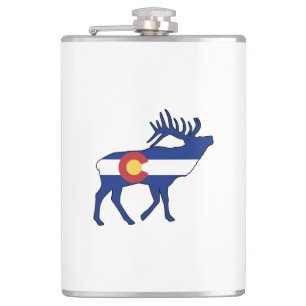 Flasques Drapeau du Colorado Elk