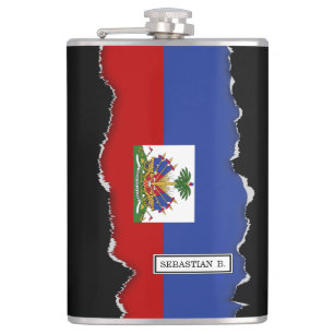 Flasques Drapeau haïtien classique