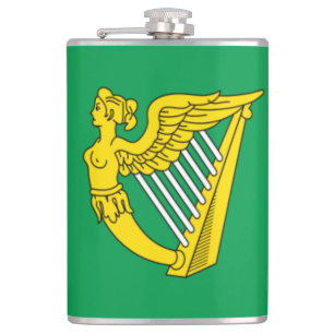 Flasques Drapeau irlandais de la Confédération de la harpe