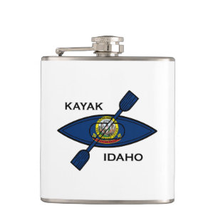 Flasques Drapeau Kayak Idaho