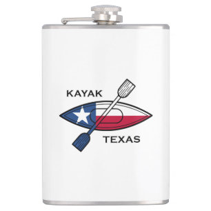 Flasques Drapeau Kayak Texas