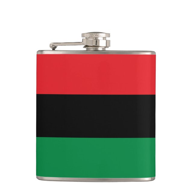 Flasques Drapeau panafricain, Joyeux Kwanzaa (Devant)
