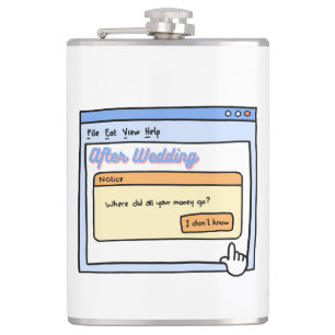 Flasques Drôle cadeau de mariée et de chambre pour Humour d