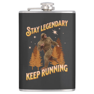 Flasques Drôle de motivation de course de Bigfoot