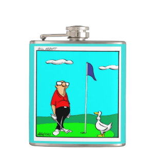 Flasques Drôle Golf Humour Flask Cadft