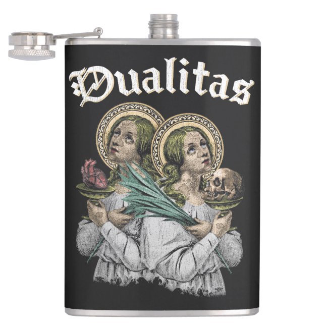 Flasques Dualitas - Design gothique (Ouvert)
