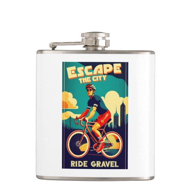 Flasques Échapper À La City Ride Gravel Vélo (Devant)