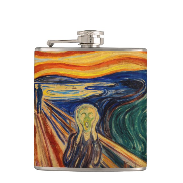 Flasques Edvard Munch - Le cri 1910 (Devant)