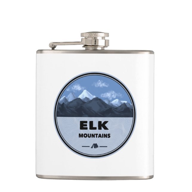 Flasques Elk Mountains Colorado Camping (Devant)