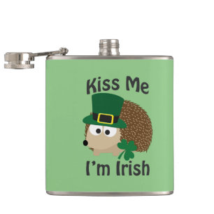 Flasques Embrasse-moi Je suis Irlandais ! hérisson