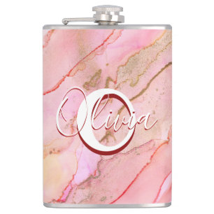 Flasques Encre D'Alcool Fluide Rose Doux